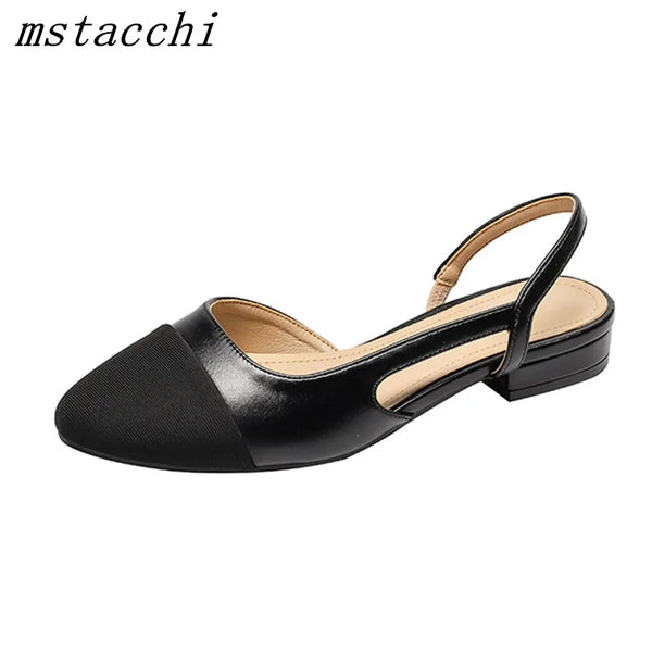 All-match Flat Shoes Women Sandals Non-Slip Soft Leisure Shoes Mixed Colors Comfort Low Heel Femme Thick Bottom Designer Flat Shoes