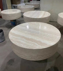 Modern Round Side Table Clear Japanese Industrial Simple Cute Space Saving Coffee Table Unique Mesas Bajas Living Room Furniture