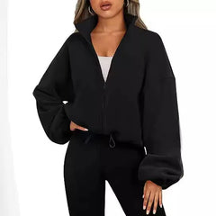 Women’s Polar Fleece Zip Hoodie Jacket