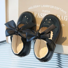 2025 Spring Autumn Little Toddler Girl Leather Dress Shoes Kids Cute Oxfords Bright Colors Girls Party Performance Dance Shoes