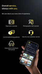 AOCHUAN Smart XE Gimbal Stabilizer 3-Axis Foldable Handheld Stand For iPhone Android With Focus Wheel For Vlog Live Streaming