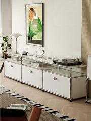 Tv Stand Storage Cabinets Corner Cabinet Metal Storage Display Cabinet Living Room Module Modular DIY Living Room Furniture