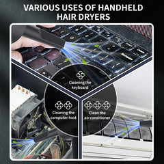 Handheld Car Vacuum Cleaner, 15000PA Portable Cordless, Dual use of blowing and suctionMulti-Nozzles, for Car, Home, Pet, Office
