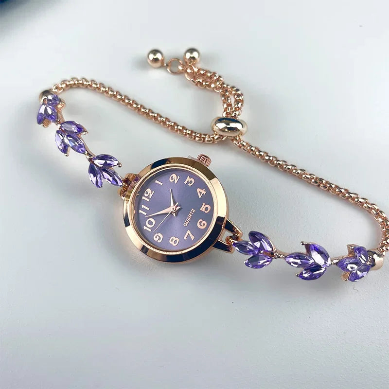 Women’s Luxury Rhinestone Bracelet Quartz Watch Gift
