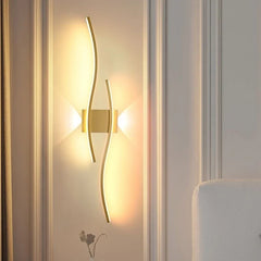 Wall Lamp LED Long Strip 60/80 Wall Sconce Home Decora Living Room Background Restaurant Bedroom Modern Illumination Fixtures