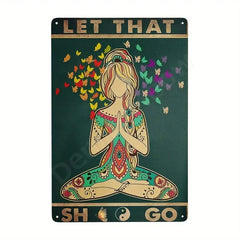 Be Kind to Your Mind Retro Tin Signs Inspirational Quotes Wall Art Sign Muse Vintage Home Room Garden Decor Hippie Girl Poster