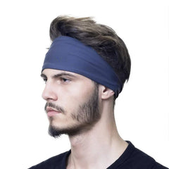 Sport Headband Fitness Sweat Bandage Head Hair Band Tennis Yoga Absorb Sweat Head Band Basketball Running Sweatband Women Men