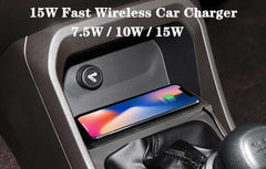 Car Wireless Charger Silicone Non Slip Pad for iPhone 17 16 15 14 Samsung Car Wireless Phone Chargers Fast Charging Station