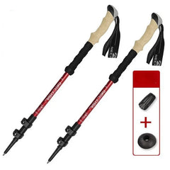 2PCS Adjustable Ultralight Trekking Poles – Quick Lock Hiking Sticks