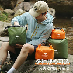 Foldable Waterproof Dry Bag, Oxford Cloth Portable Storage Pouch for Camping, Hiking & Swimming