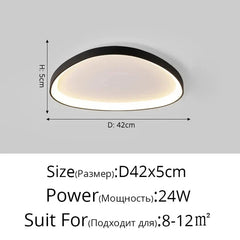 Creative Mango Living Room Lights Modern LED Ceiling Lamp Remote Dimming Bedroom Children's Study Home Decor Ceiling Chandelier