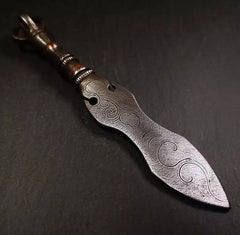 Gandhanra Vintage Tibetan Ritual Implement,Dorje Phurba Kila Dagger Altar Tool