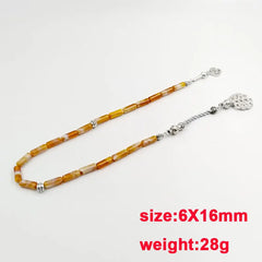 Tasbih Yellow Resin Turkish fashion Bracelet muslim Accessories prayer beads Eid Gift misbaha