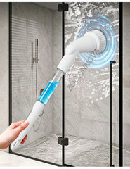 Electric Spin Scrubber, Bathroom Cordless Cleaning Brush Power Scrubber with  Replaceable Brush Heads, Electric Cleaning Brush