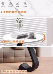 Modern Nordic Luxury Sofa Side Table for Living Room