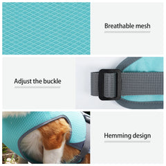 Cooling Vest - Breathable Dog Vest for Hot Summer Days - Adjustable & Lightweight Cooling Jacket with Reflective Strips Pet Shop Pet Clothing