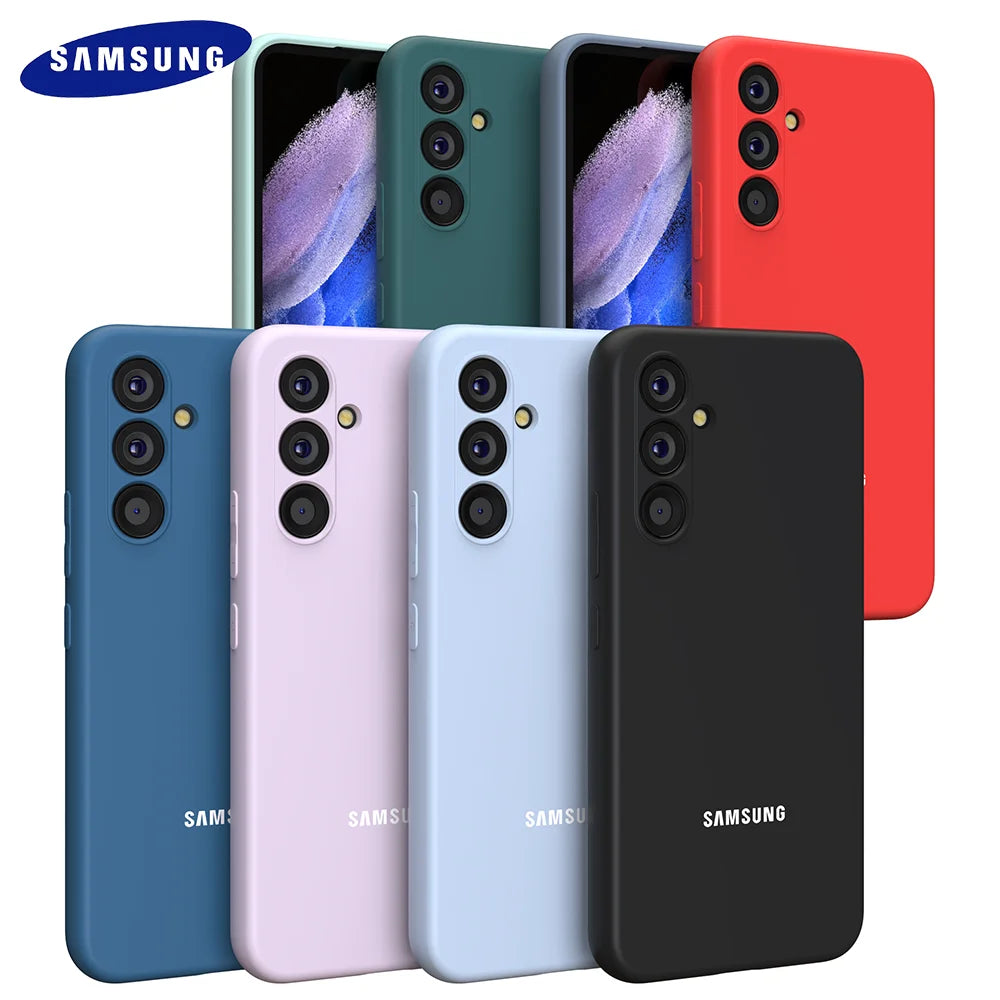 For Samsung Galaxy A57 A37 A17 A55 A35 A25 A15 A56 A36 A26 16 06 Case Liquid Silicone Phone Back Cover For A54 34 24 14 23 Shell