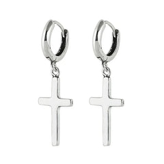 925 Sterling Silver Earrings Cross Earrings Creative Hot Sexy Jewelry For Women Gift Customized