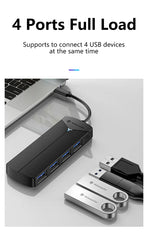 Yottamaster 5Gbps 4-in-1 USB3.0 Hub USB HUB Adapter Expansion Dock Ultra-Slim OTG Adapter Type C For PC iOS Computer Accessorie