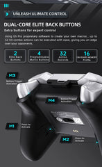 Machenike Gamepad Wireless Gaming Controller G5 Pro Elite Hall Trigger Joystick Mecha-Tactile Buttons For Switch PC Android IOS
