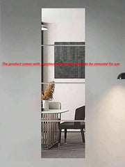 6 acrylic mirror stickers, bedroom home full-length mirrors, self-adhesive soft mirrors, durable and not easy to break