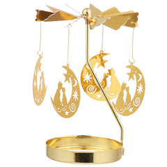 Candle Spinner New Carousel Candle Holder Carousel Candle Spinner for Wedding Party Christmas Festival Home Office Decor