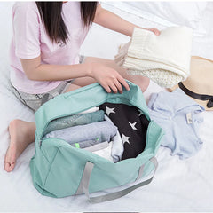 Foldable Carry-on Travel Bags Large Capacity Storage Bag Lightweight Multifunctional Airplane Duffle Handbag Nylon Weekend Totes