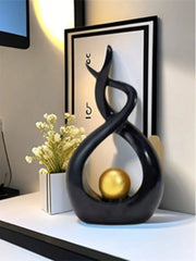 Nordic Ceramic Figurines for Living Room & Desk Decor