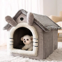 winterFolding houses for small and medium sized dogs and cats, mattresses, pet products, puppy baskets, winter kennels Pet Shop