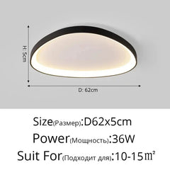 Creative Mango Living Room Lights Modern LED Ceiling Lamp Remote Dimming Bedroom Children's Study Home Decor Ceiling Chandelier