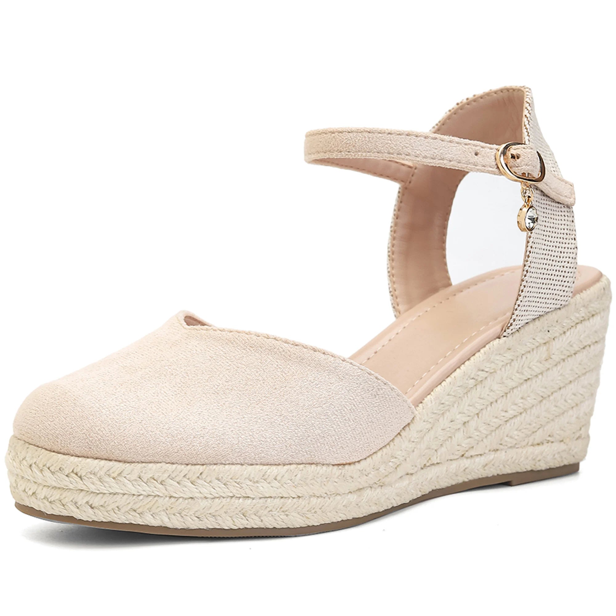 Women's fashion wedge sandals Summer casual non-slip open-toed platform shoes Elegant women's sandals wear beach women's shoes