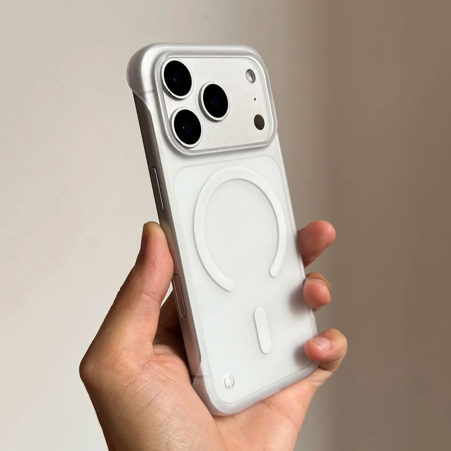 Ultra Thin Matte Frameless Magnetic Case For iPhone 17 Air 16 15 14 Plus 13 12 11 Pro Max For Magsafe Wireless Charge Clear Capa