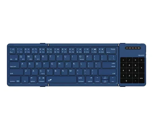 NILLKIN Foldable Bluetooth Wireless Keyboard with Touchpad Compact and Portable For ipad Tablets Smartphones and Computers