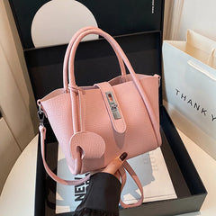 Fashion Leather Tote Bag – Versatile Casual Commuter Bag