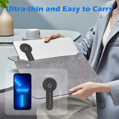 Rotation Foldable Magnetic Laptop Suspension Magnetic Phone Holder Self-adhesive Car Suspension Screen Bracket Adjustable Angle