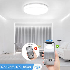 Round LED Ceiling Light 18–48W – Modern Indoor Lighting Fixture Home Decor