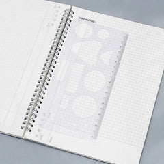Mind Mapping A4/B5 Cornell Grid Notebook Student Coil Book Daily Weekly Monthly Planner School Office Supplies Ruled Stationery