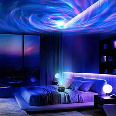 Aurora Projector LED Lamp Remote Control USB 5V Projector Night Light Color-Changing for Room Decor Kids Birthday Gifts