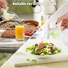New Acrylic Manual Lemon Squeezer Transparent Kitchen Tools Mini Juicer Handheld Portable Wedge Squeezer Anti-Corrosion