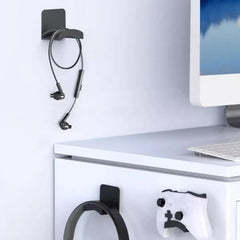 Under Desk Headphone Stand Universal Wall Mount Gaming Controller Holder Headset Display Rack Earphone Hook