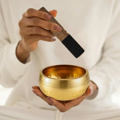 Singing Bowl Set Meditation Yoga Meditation Chanting Bowl Wind chime for Yoga Chakra Healing energy Mindfulness Stress Relief