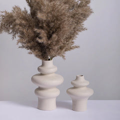 Ins Style Ceramic WhiteVase Decoration Spiral Vase Modern Home Decoration Flower Pot Vase Decoration Home Living Room Home Decor
