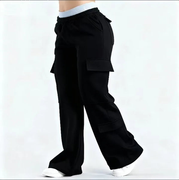 2026 Women‘s Wide Leg Cargo Pants