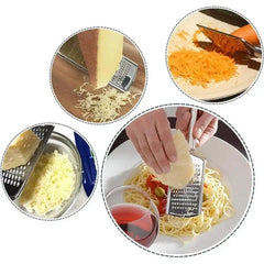 Stainless Steel Handheld Cheese Grater Multi-PurposeKitchen Food Graters for Chocolate Butter Fruit Vegetable Kitchen Items