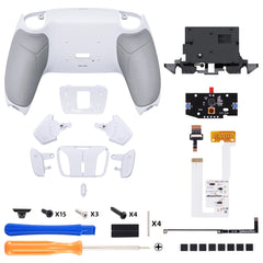 eXtremeRate Programable RISE4 V3 Remap Kit for ps5 Controller BDM-030/040/050, Upgrade Board & Redesigned Back Shell & Buttons