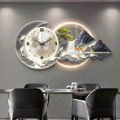 Modern LED Wall Clock – Luxury Home Decor Wall Decor