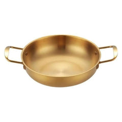 Stainless Steel Saucepan Dry Pots Home Cooking Seafood Rice Pot Paella Pan Picnic Snack Plates Cookware with Handle Kitchen Tools, Cooking Utensils