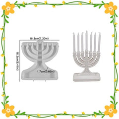 2026-7 Branch Candlestick Silicone Mold Plaster Candle Holder DIY Home Decoration Craft Mold