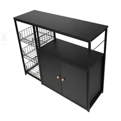 Kitchen Cabinet Multifunctional Floor Standing Sideboard Cabinet Microwave Shelf Organizer Kitchen & Dining Furniture