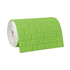 3D Foam Brick Wallpaper – Self-Adhesive Waterproof Roll